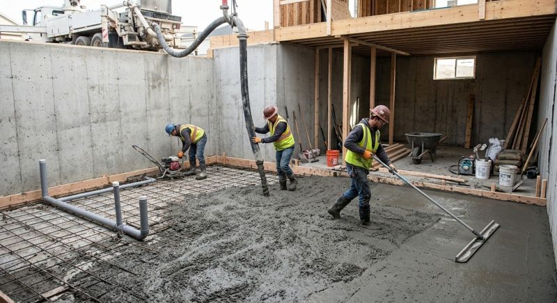 Basement Concrete Installation in Auburndale, FL