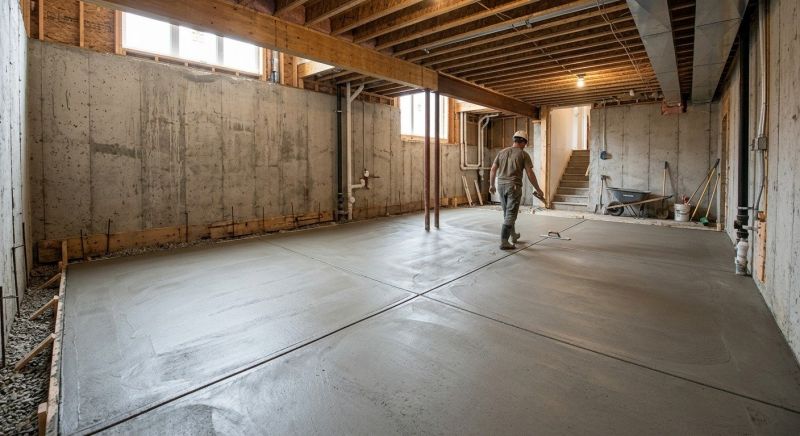 Basement Concrete Installation in Mulberry, FL