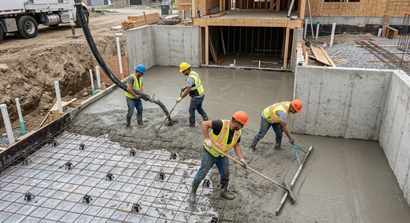 Basement Concrete Installation in Plant City, FL