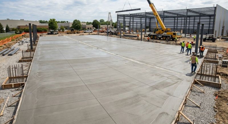 Commercial Slab Installation in Mulberry, FL