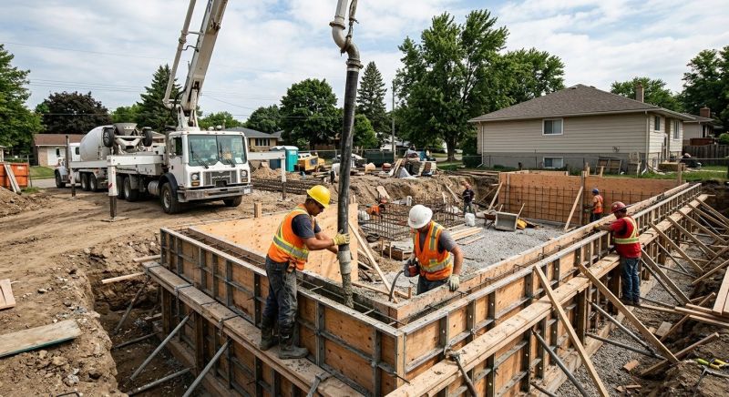 Foundation Wall Pouring in Auburndale, FL