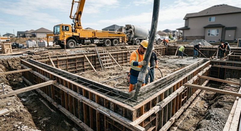 Foundation Wall Pouring in Lakeland, FL